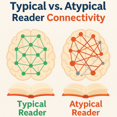 How Brain Connectivity Shapes Typical and Atypical Reading